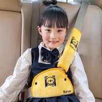 Vf car child seat belt điều chỉnh giá đỡ phim hoạt hình dễ thương anti-strangle shoulder cover baby shoulder pad four seasons universal