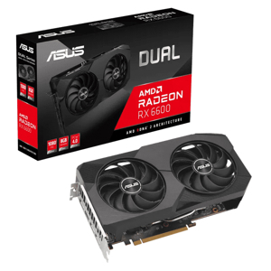 VGA ASUS Dual Radeon RX 6600 8GB GDDR6 (DUAL-RX6600-8G)
