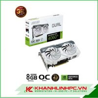 VGA ASUS DUAL RTX 4060Ti O8G WHITE