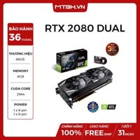 VGA ASUS RTX 2080 8GB (DUAL-RTX2080-O8G)