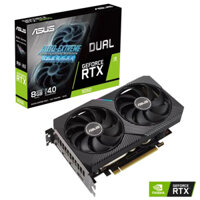 VGA Asus RTX 3050 Dual 8GB GDDR6 2 Fan V2 (DUAL-RTX3050-8G-V2)