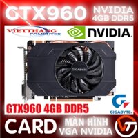 VGA - Card màn hình Gigabyte GTX960 4GB DDR5 1Fan Tháo máy đồng bộ HP Jappan còn đẹp chơi GameOnline