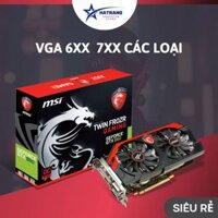 VGA card màn hình GTX 750Ti, Gtx 750, Gtx 650 các hãng like new nhập Hàn