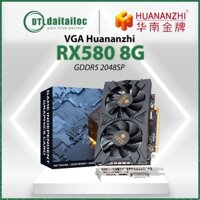 VGA Card Màn Hình Huananzhi RX580 8GB - RX550 4GB - Hàng Chính Hãng
