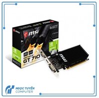 VGA card màn hình MSI GT 710 2GD3 LP (1 Fan)