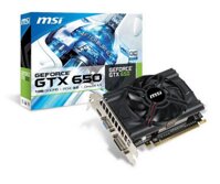 VGA, Card Màn Hình MSI N650 - 1GD5/OCV1 (GTX 650 / 1GB / DDR5 / 128Bit) - Đã Qua Sử Dụng