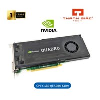 VGA Card Màn Hình Nvidia Quadro K4000 3GB GDDR5 192-bit - Bảo Hành 6 Tháng