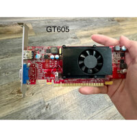 VGA Cỏ GT605 512mb/ddr3/64bit hàng tháo máy bộ HP,DELL thích hợp gắng case lùn