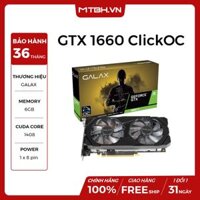 VGA GALAX GTX 1660 6GB GDDR6 1-Click OC (60SRH7DSY91C) NEW