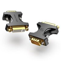 VGA Male to DVI Female Adapter for Computer Laptop Monitor TV Projector