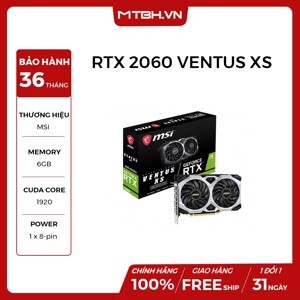 VGA MSI GeForce RTX 2060 VENTUS XS 6G OC