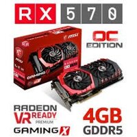 VGA MSI Radeon RX 570 GAMING X 4G