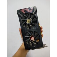 VGA RX 570 Power Color Red Dragon 8GB 2 Fan Cũ