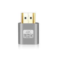VGA Virtual Display Adapter HDMI-compatible 1.4 DDC EDID Dummy Plug Headless Ghost Display Emulator Video Card Lock Plat