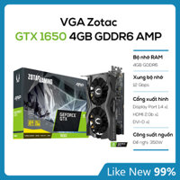 VGA ZOTAC GAMING GeForce GTX 1650 4GB GDDR6 AMP