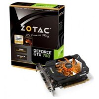 VGA ZOTAC GTX 750 1gb d5 128biz phá giá chơi các loai game pubg gta5 ..