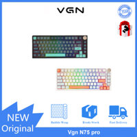 VGN N75 pro Customized keyboard Wireless the three mode RGB backlight hot plug mechanical keyboard