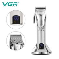 VGR Tông Đơ Cắt Tóc V-662 Tông Đơ Cắt Tóc Chăm Sóc Cá Nhân Chuyên Nghiệp Cho Nam Tông Đơ Cắt Tóc Điện Hói Đế Điện Kim Loại Có Thể Sạc Lại LCD