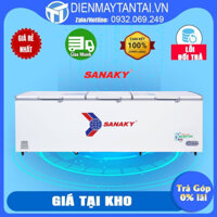 VH-1199HY3 - Tủ đông Inverter SANAKY VH-1199HY3 900L - 1 NGĂN 3 CÁNH, DÀN LẠNH ĐỒNG, MIỄN PHÍ GIAO HÀNG HCM.