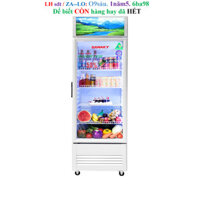 VH-3089K3 - Tủ Mát Sanaky inverter 300 Lít VH-3089K3 - Dàn lạnh đồng, công nghệ làm lạnh Nofrost không đóng tuyết