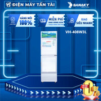 VH-408W3L - Tủ mát Inverter SANAKY VH-408W3L - 340L, 2 CÁNH, DÀN NHÔM, MIỄN PHÍ GIAO HÀNG HCM.