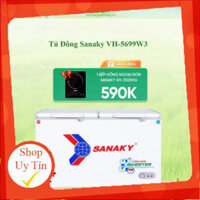 VH-5699W3 - Tủ Đông Sanaky VH-5699W3 - 1 NGĂN ĐÔNG,1 NGĂN MÁT,2 CỬA,365 LÍT Hàng chính hãng chính hãng 100%