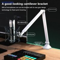 Vhdd Có Thể Điều Chỉnh Micro Boom Arm Chân Đế Để Chơi Game Phát Trực Tuyến Ghi Âm USB Condenser Mic Để Bàn Cho A8 A6V K688 K669 VN