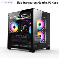 Vhdd PC Ốp Lưng Trong Suốt Nhìn Biển Phòng Chữ A Để Bàn Tháp Máy Tính Khung Xe Cho M-ATX MINI-ITX Bo Mạch Chủ PC Game Thủ Tủ VN
