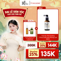 [VHL x STD] Xịt tóc Thái Dương 7 Plus Gold 60ml tặng 1 Serum Valentine 10ml và 1 Bột khử mùi Longtime 18g - CB7