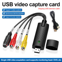 Vhs sang kỹ thuật số Bộ chuyển đổi Video USB 2.0 Thẻ ghi âm thanh Hộp VHS VHS VCR TV sang bộ chuyển đổi kỹ thuật số Hỗ trợ Win 7 / 8 / 10