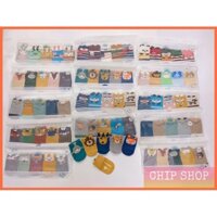 VỈ 05 ĐÔI TẤT XUẤT HÀN CHỐNG TRƯỢT CHO BÉ