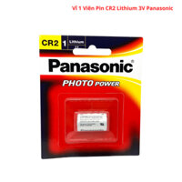 Vỉ 1 Viên Pin CR2  3V Panasonic ,dùng cho máy đo, máy chơi golf, máy công nghiệp , remote - Hàng chính hãng