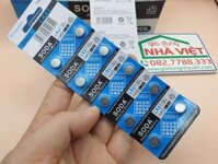 Vỉ 10 Pin cúc áo Alkaline AG3 – SR41 – LR41 – LR736
