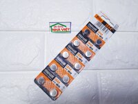 Vỉ 10 pin cúc áo Maxell LR44 – SR44 – AG13 – CA18 – A76