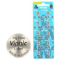 Vi 10 Pin cuc ao VINNIC AG3  LR41W  392A  CX41 CHÍNH HÃNG dung cho đông hô đeo tay thiết bị điện tử