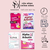 Vỉ 10 Viên Bột Kích Trắng Kyra Alpha Arbutin 3 Plus Đêm, Ngày UV Giúp Da Trắng Mịn Hàng Thái Lan