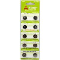 Vỉ 10 Viên Pin LR1130 / LR54 / AG10 / 189 1,5V MITSUBISHI