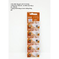 Vỉ 10 Viên Pin LR41  192  AG3 1,5V Maxell chính hãng