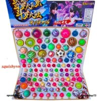 Vỉ 110 bi bốc thăm trúng thưởng Quả Bóng Nảy đàn hồi và co dãn cao su thiên nhiên 20-45mm Cho Bé Chơi Ngoài Trời