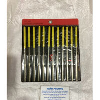 (Vỉ 12 cái) Dũa máy CF400 hợp kim Đài Loan sịn bản 2mm,4mm,6mm,8mm cát 200 chuyên đánh bóng khuôn