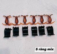Vỉ 12 cái kẹp tóc càng cua 3 răng (Kiện 100 vỉ)