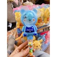 vỉ 12 chiếc quạt bóp tay kèm kẹo