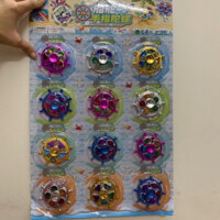 Vỉ 12 con quay Spinner phiên bản Vô lăng tàu thủy tráng nhũ siêu đẹp