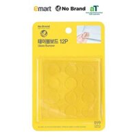 Vỉ 12 Miếng Dán Lót Chống Trượt Bàn Kính- Emart VN