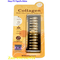 Vĩ 12 viên Collagen tươi Ammud Multi Vita Ampoule chính hãng
