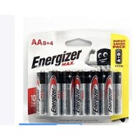 Vỉ 12 viên Pin tiểu AA hoặc AAA Energizer remove máy lạnh, đồng hồ... hàng chính hãng