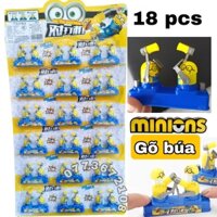 Vi 18 đồ chơi minion gõ búa , xả stress vui nhộn