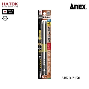 Vỉ 2 mũi vặn vít 1 đầu có từ tính Anex ABRD-2150