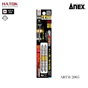 Vỉ 2 mũi vít 2 đầu có từ tính Anex ARTM-2065
