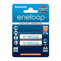 Vỉ 2 Pin Sạc AA Eneloop 2000mAh 2100 lần sạc BK-3MCCE – Panasonic Việt Nam